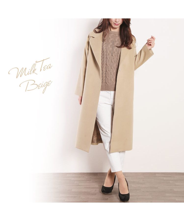 Filomo [Filomo] Cashmere Blend Wool Single Chester Coat