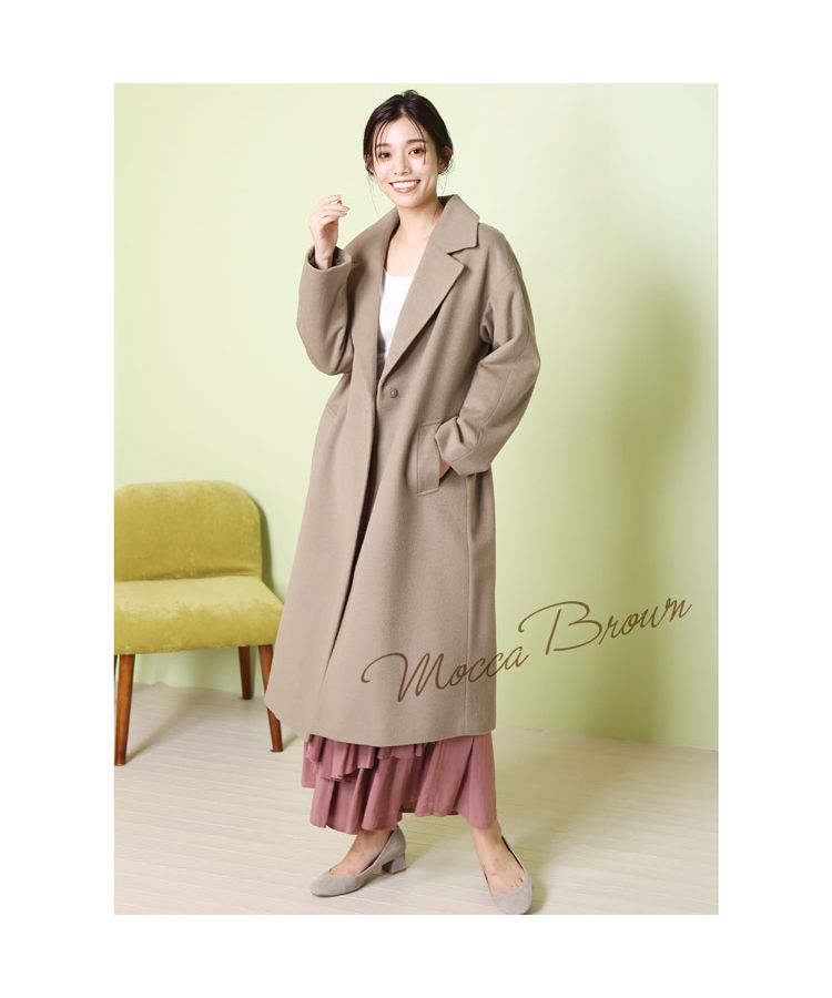 Filomo [Filomo] Cashmere Blend Wool Single Chester Coat