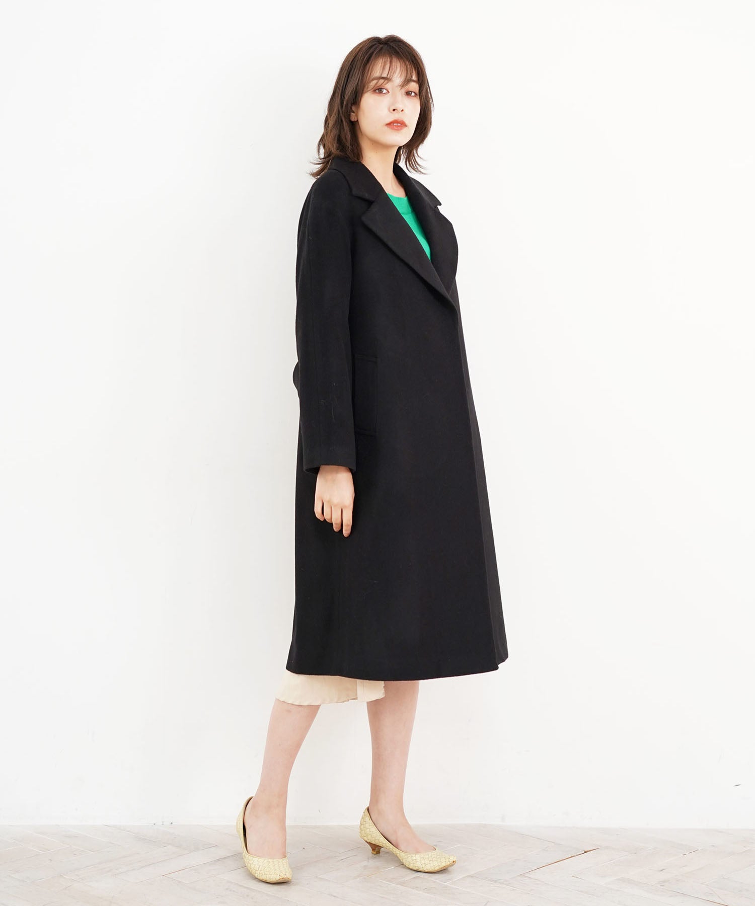 Filomo [Filomo] Cashmere Blend Wool Single Chester Coat