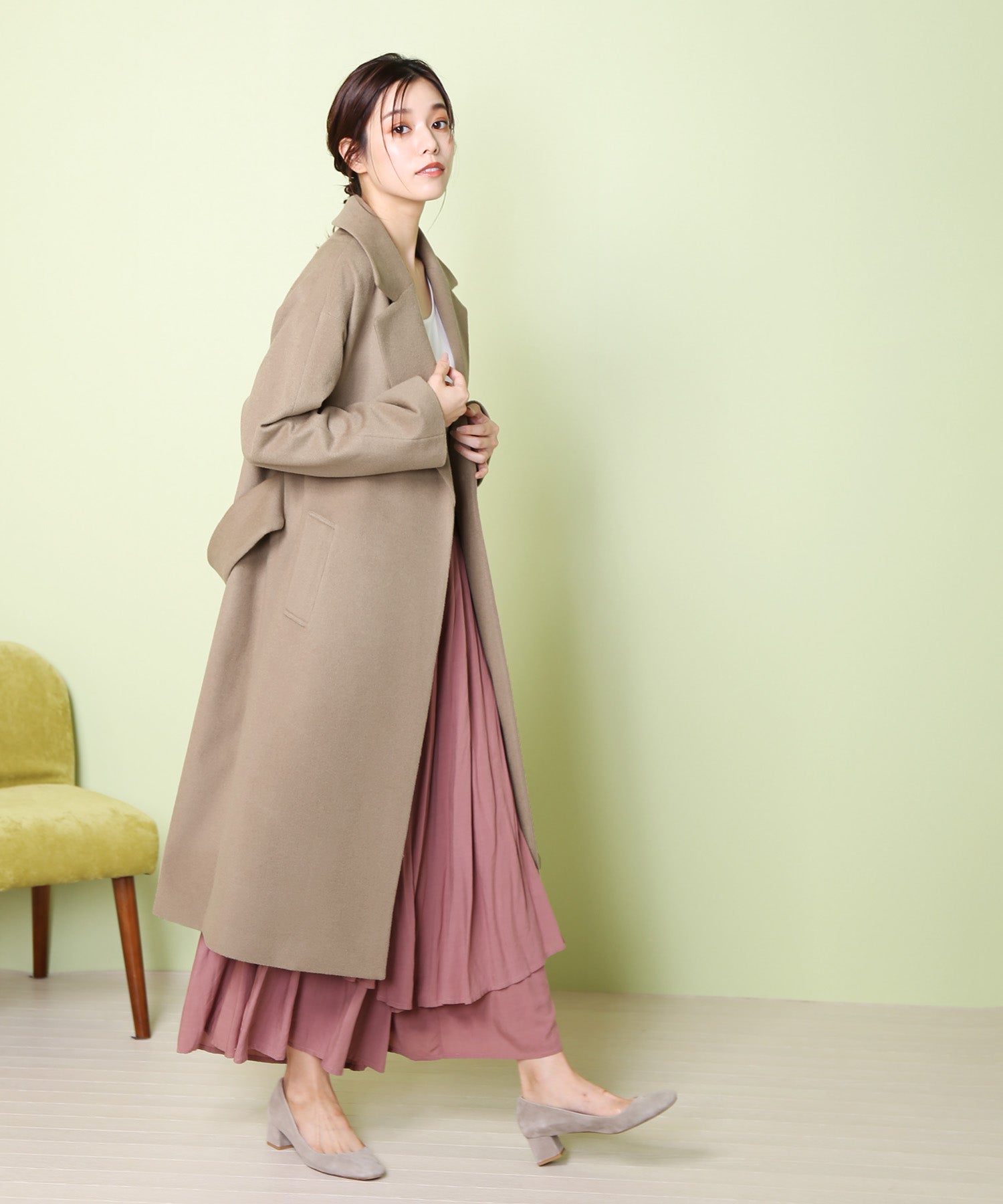 Filomo [Filomo] Cashmere Blend Wool Single Chester Coat