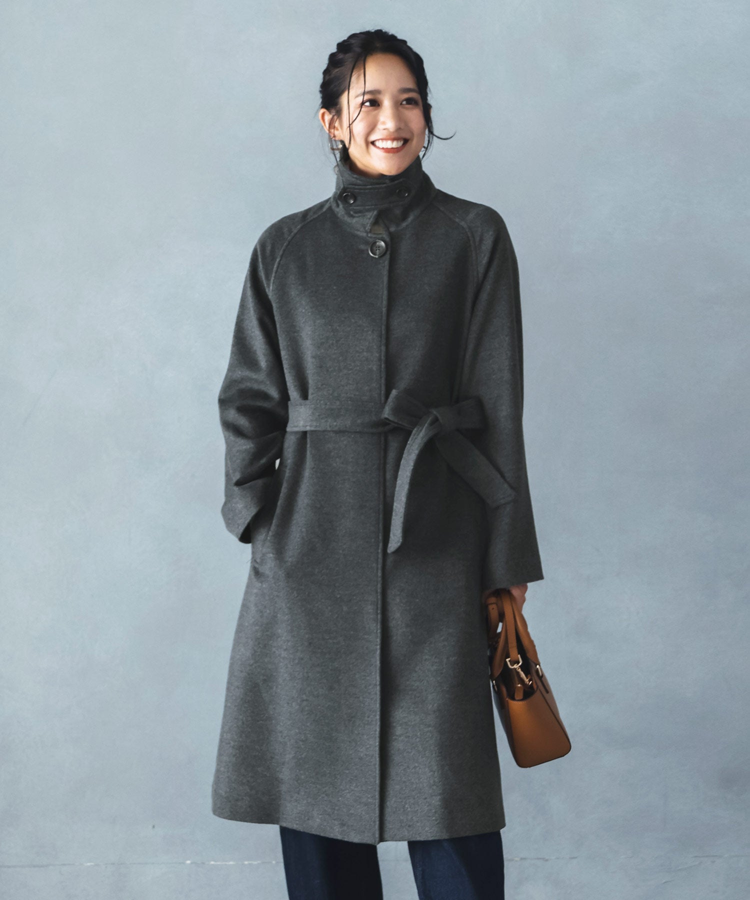 Filomo Cashmere Blend Wool Sten Collar Coat