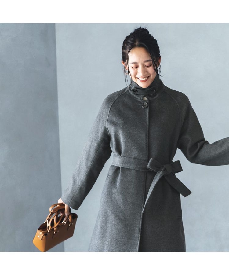 Filomo Cashmere Blend Wool Sten Collar Coat