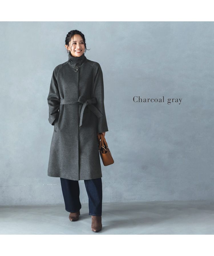 Filomo Cashmere Blend Wool Sten Collar Coat