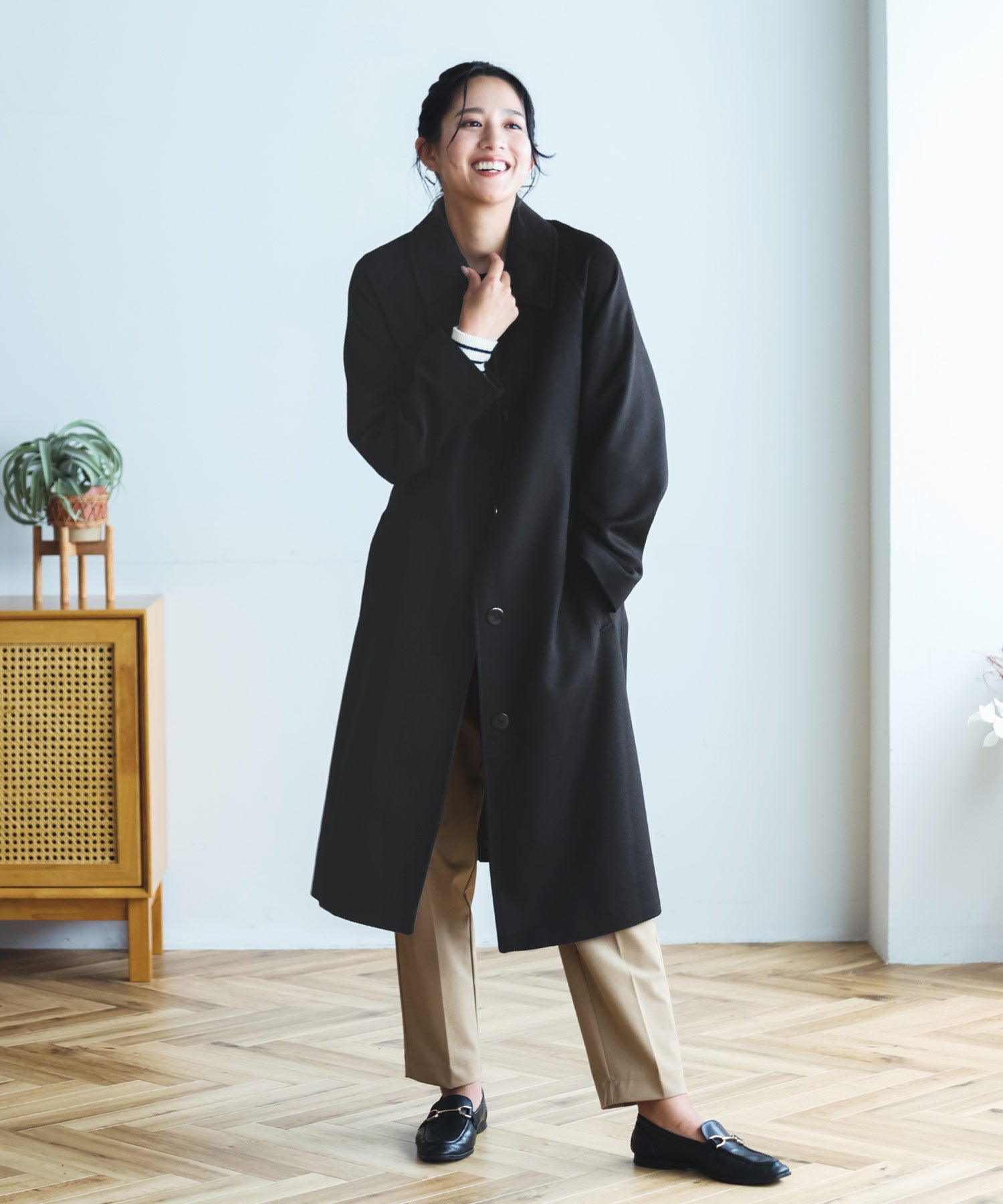 Filomo Cashmere Blend Wool Sten Collar Coat