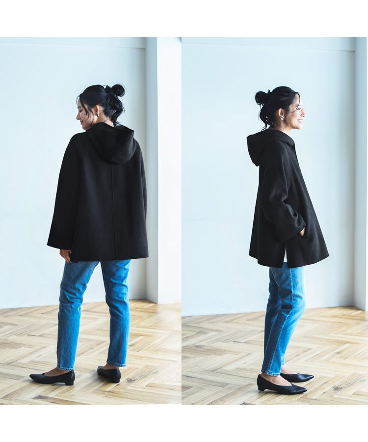 Filomo [Filomo] Hooded Flare Coat