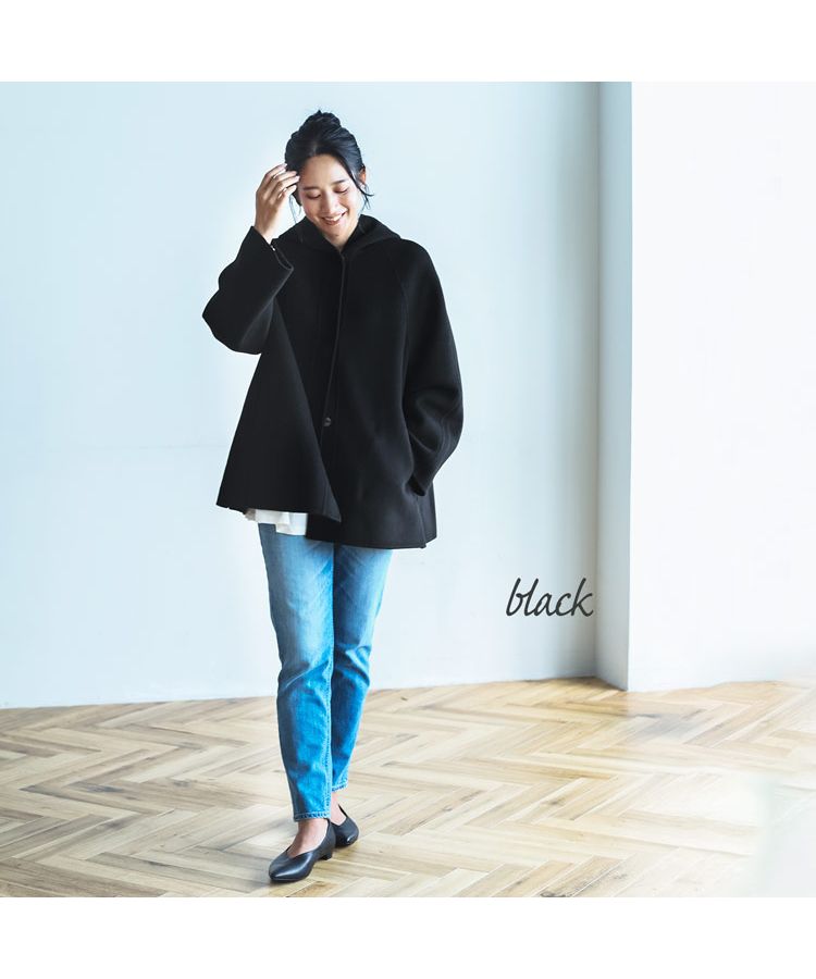 フィローモ Filomo [Filomo]フード付きフレアコート