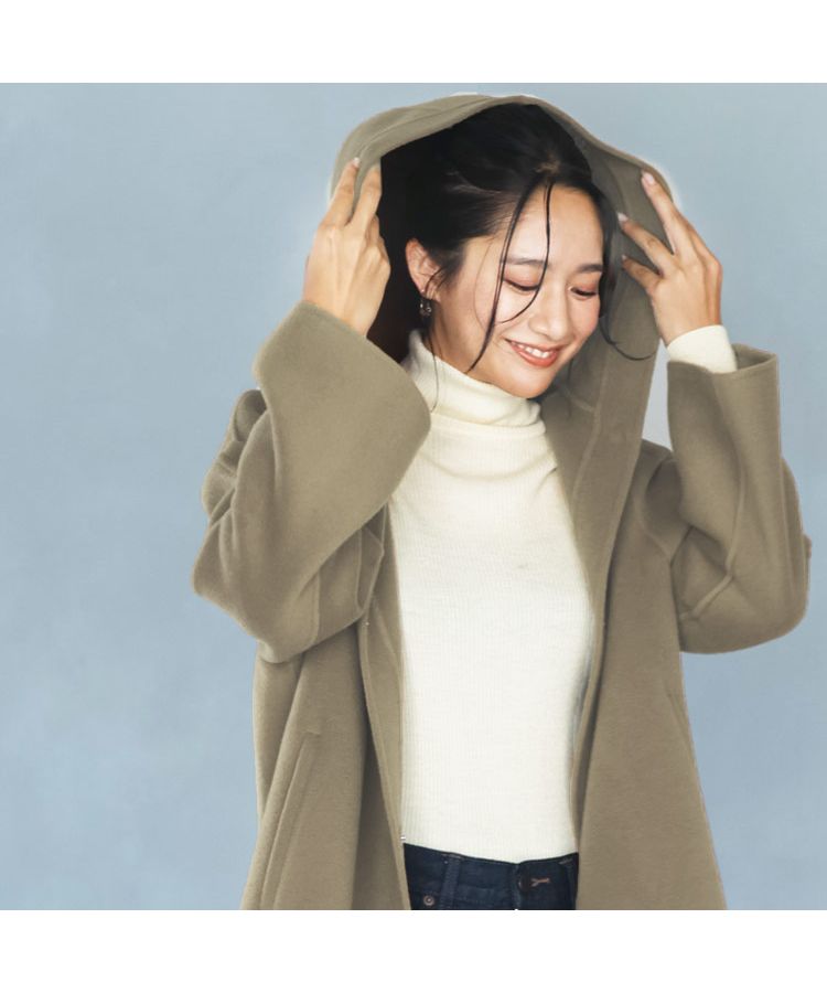 フィローモ Filomo [Filomo]フード付きフレアコート