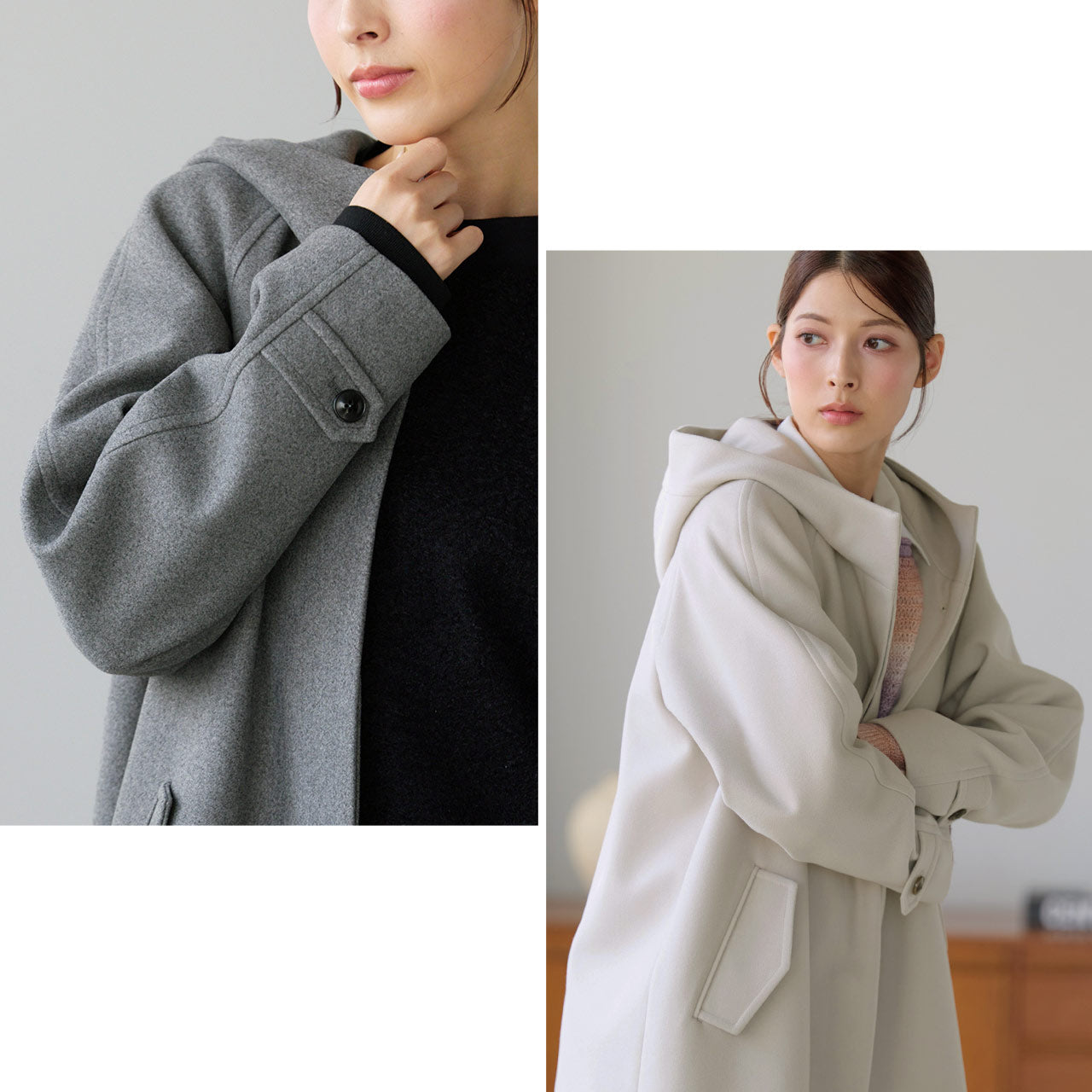 フィローモ Filomo [Filomo]フード付きロングコート洗える （チャコール） チャコール