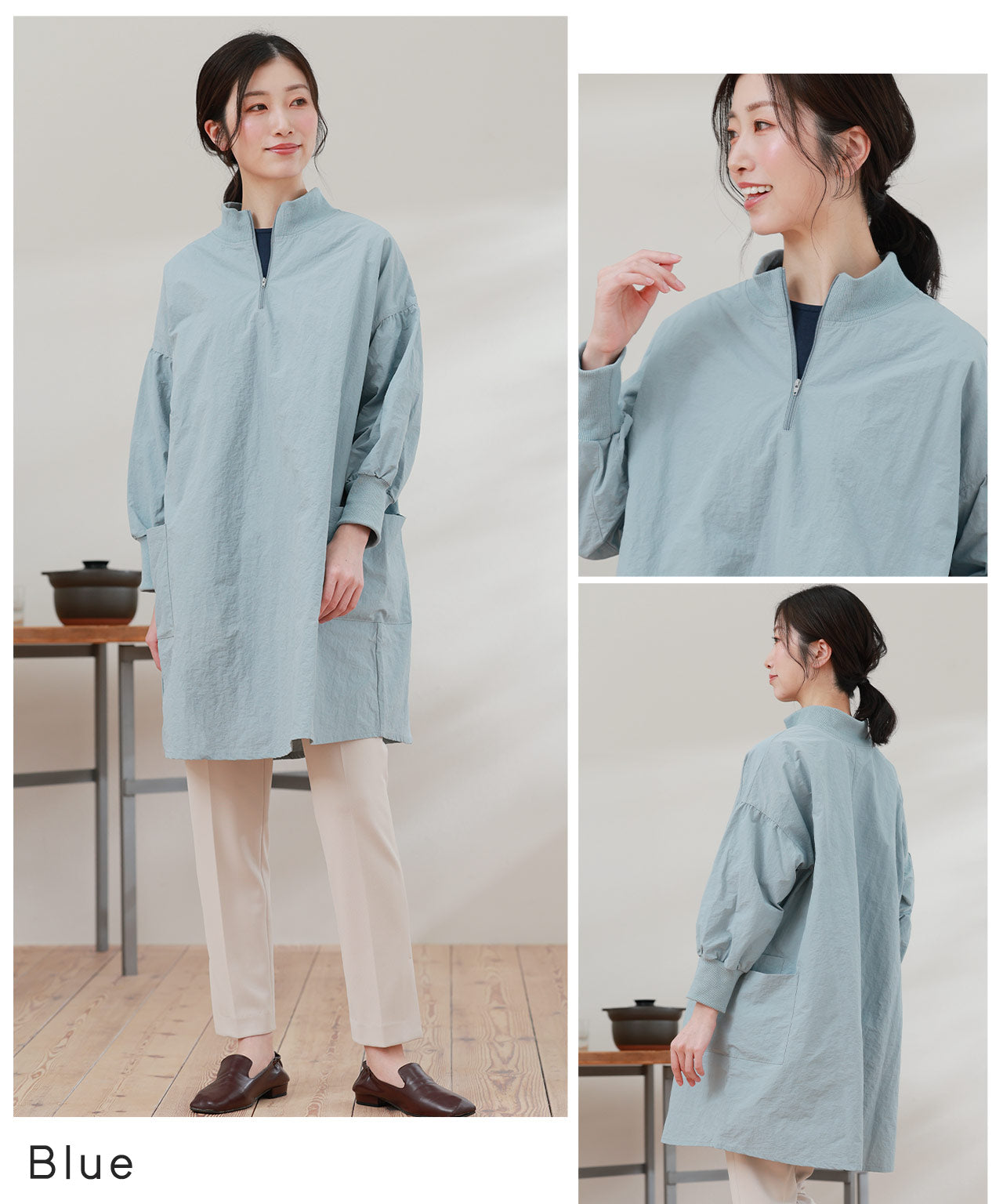 フィローモ Filomo [Filomo] 割烹着  かっぽう着 エプロン （ベージュ） ベージュ