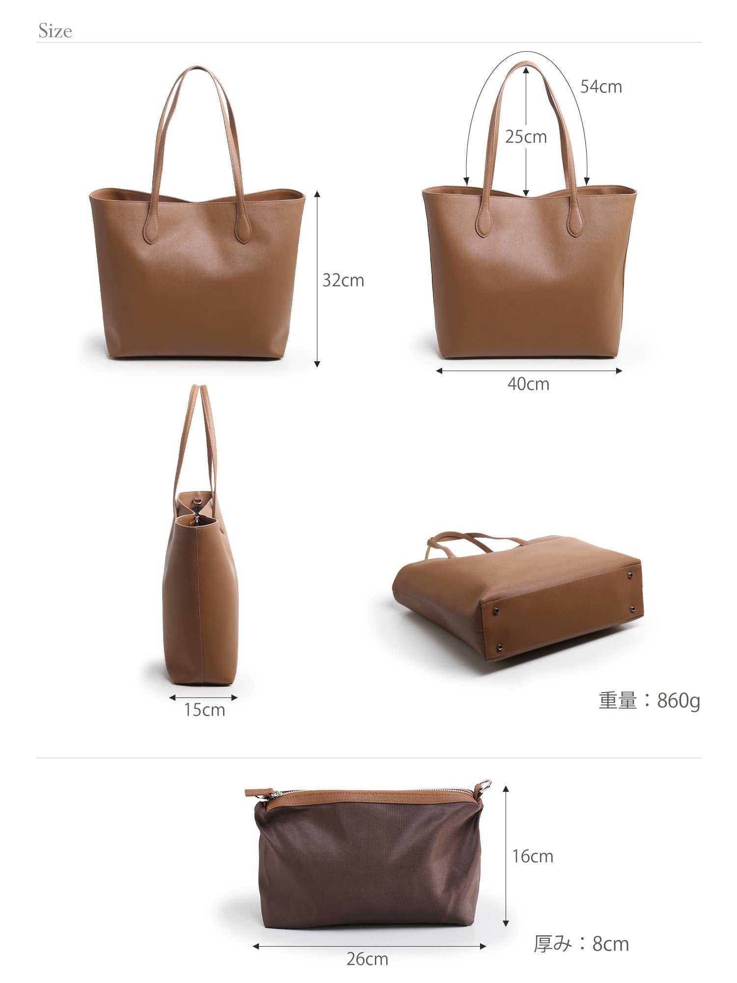 アレンヌ HALEINE [HALEINE] 本革レザービジネスバッグA4 （トープ） トープ