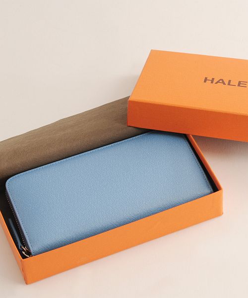アレンヌ HALEINE [HALEINE] 本革フランスレザー ラウンドファスナー 長財布 レディース メンズ