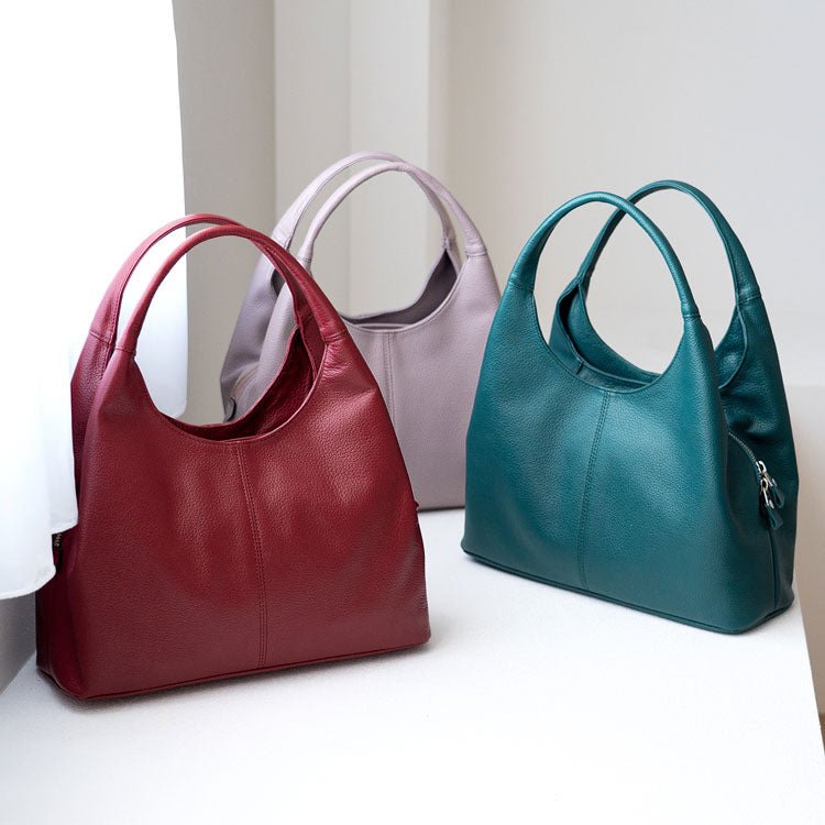 ジャマレ Jamale [Jamale]牛革レザーハンドバッグ日本製 （ネイビー） ネイビー