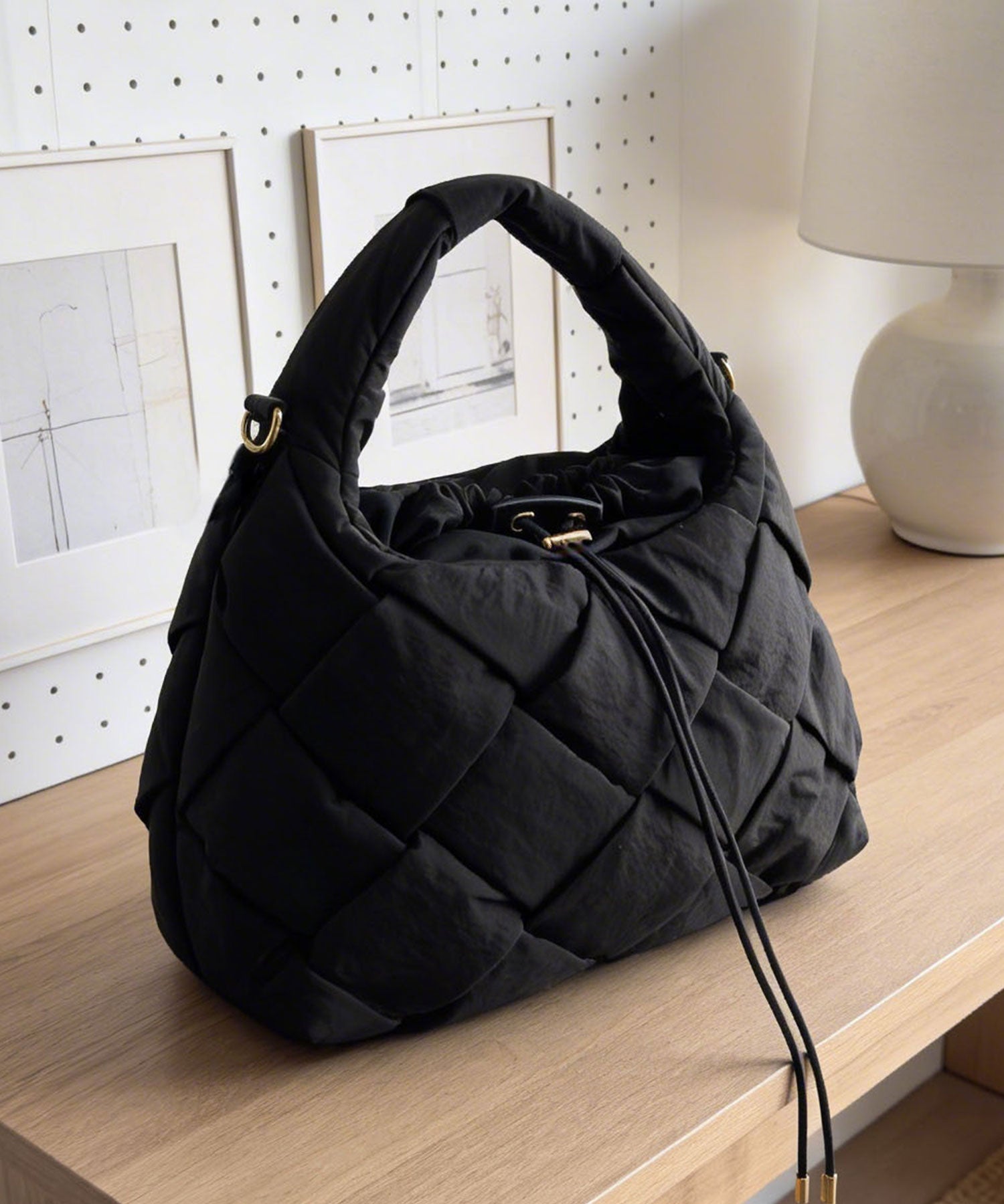 ミアボルサ Mia Borsa [Mia Borsa]ナイロン ハンドバッグ 軽量 （ブラック） ブラック