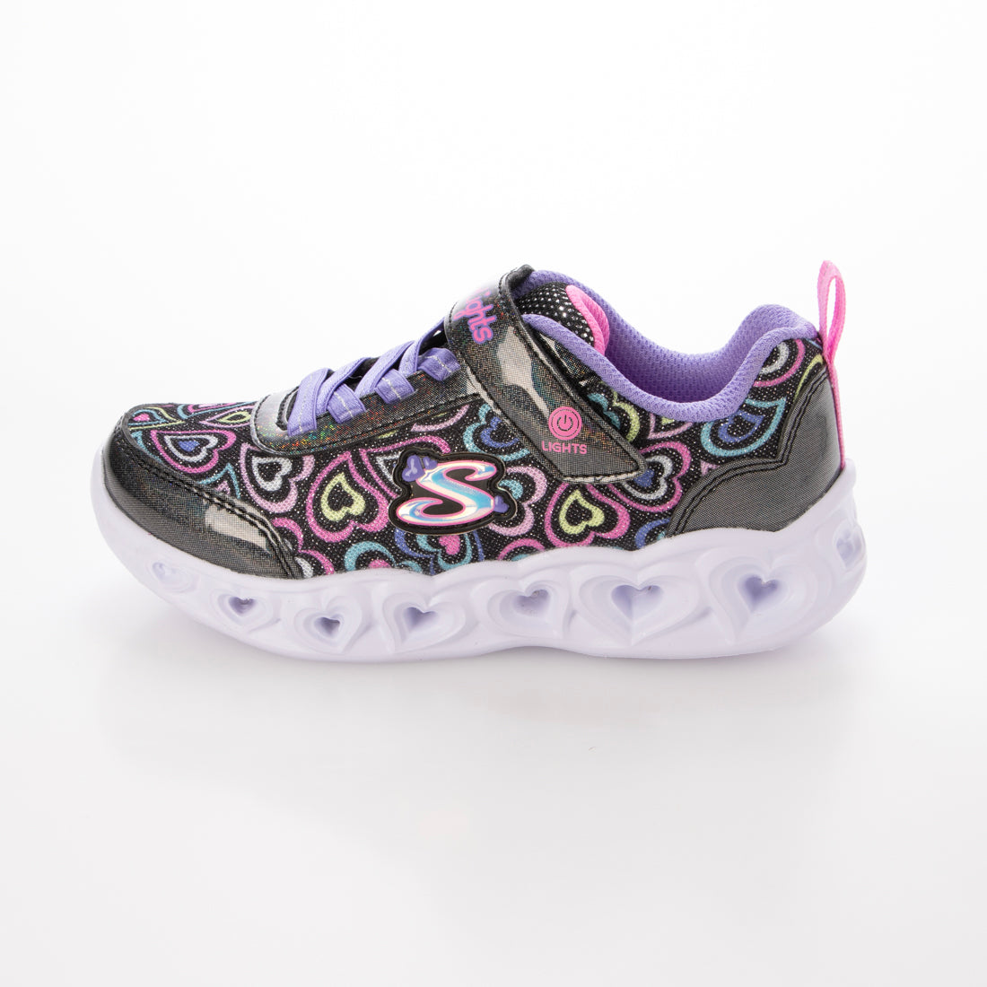 スケッチャーズ SKECHERS HEART LIGHTS - BOOG （BKM/T） BKM/T