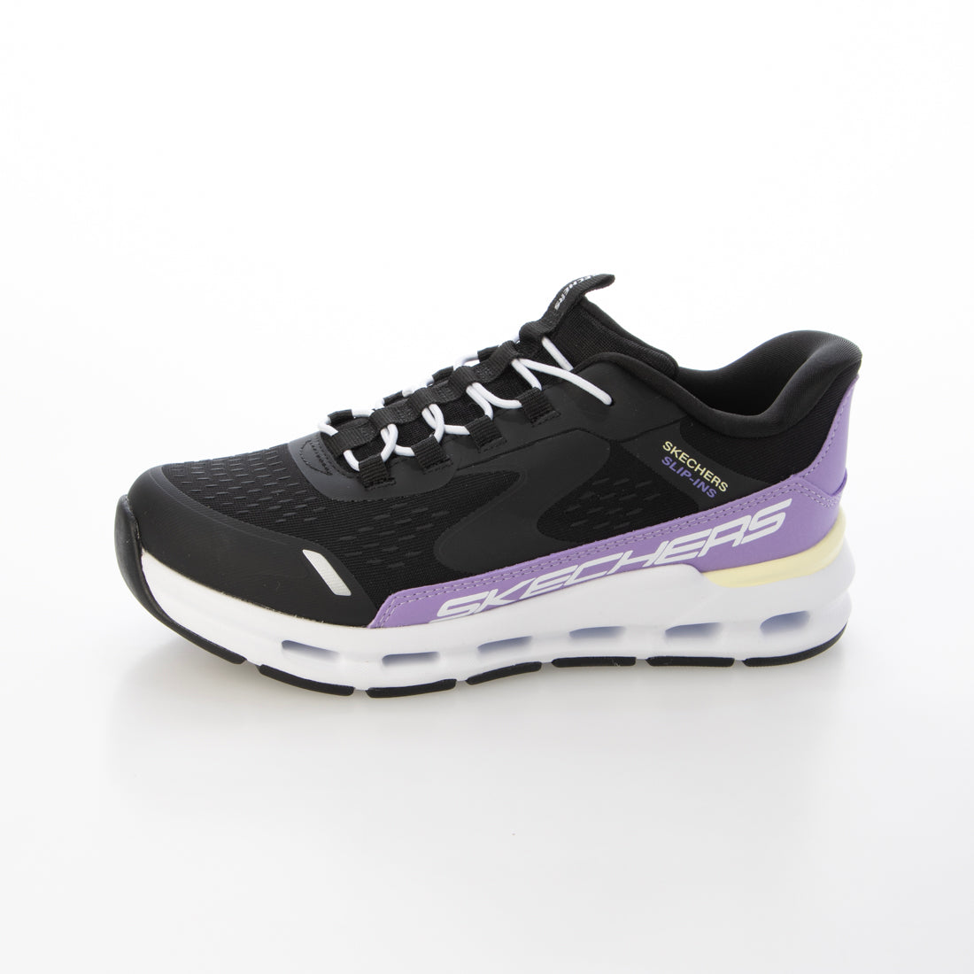 スケッチャーズ SKECHERS スリップインズ グライドステップ ヴィスタ レイン （ブラック/パープル） ブラック/パープル