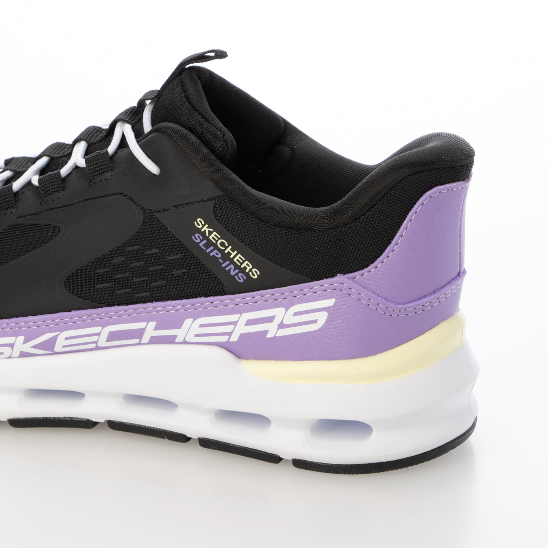 スケッチャーズ SKECHERS スリップインズ グライドステップ ヴィスタ レイン （ブラック/パープル） ブラック/パープル