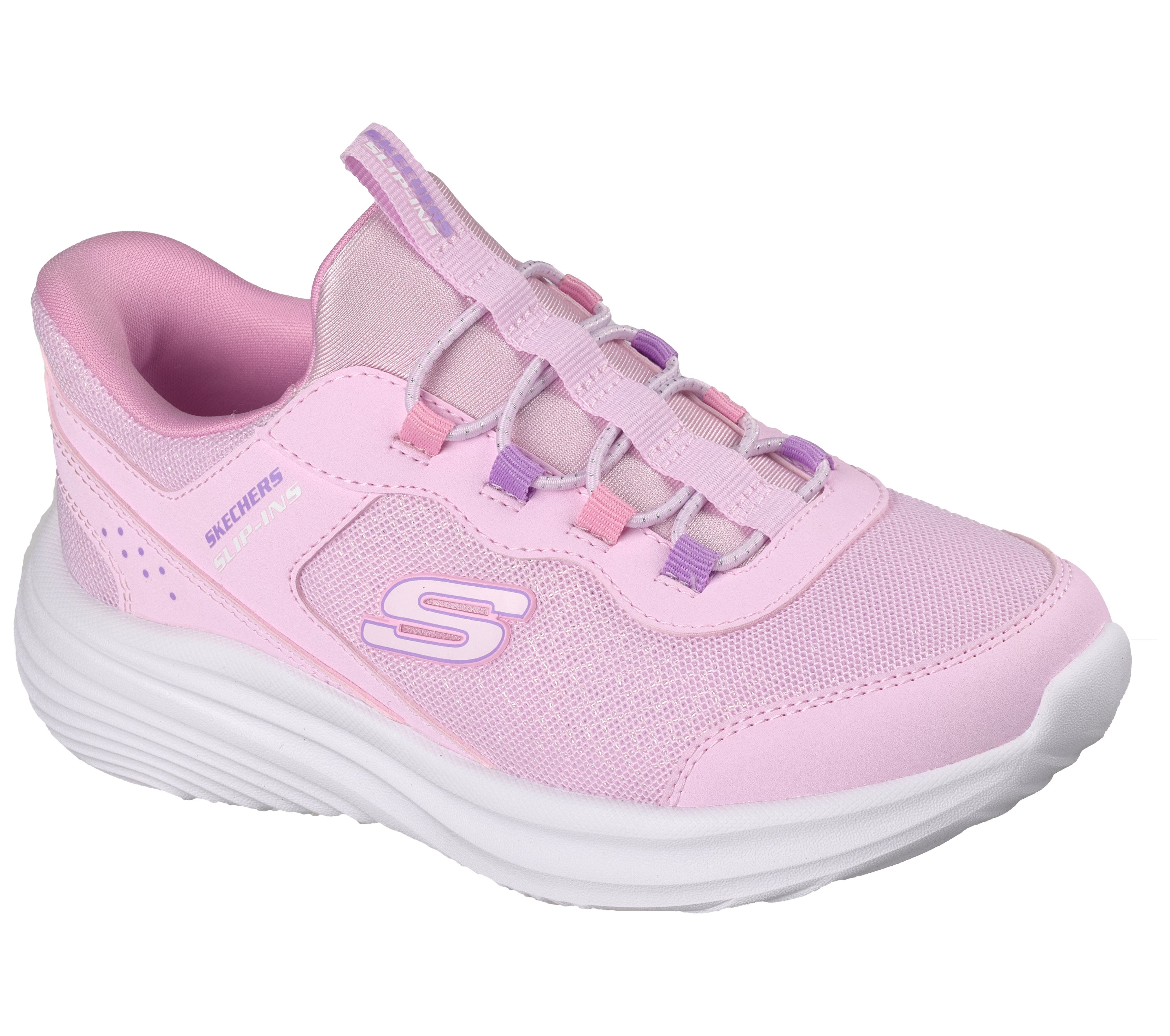 スケッチャーズ SKECHERS スニーカー キッズ 子供靴 スリップインズ バウンダープロ 303690L SKECHERS SLIP-INS BOUNDER PRO （ピンク） ピンク