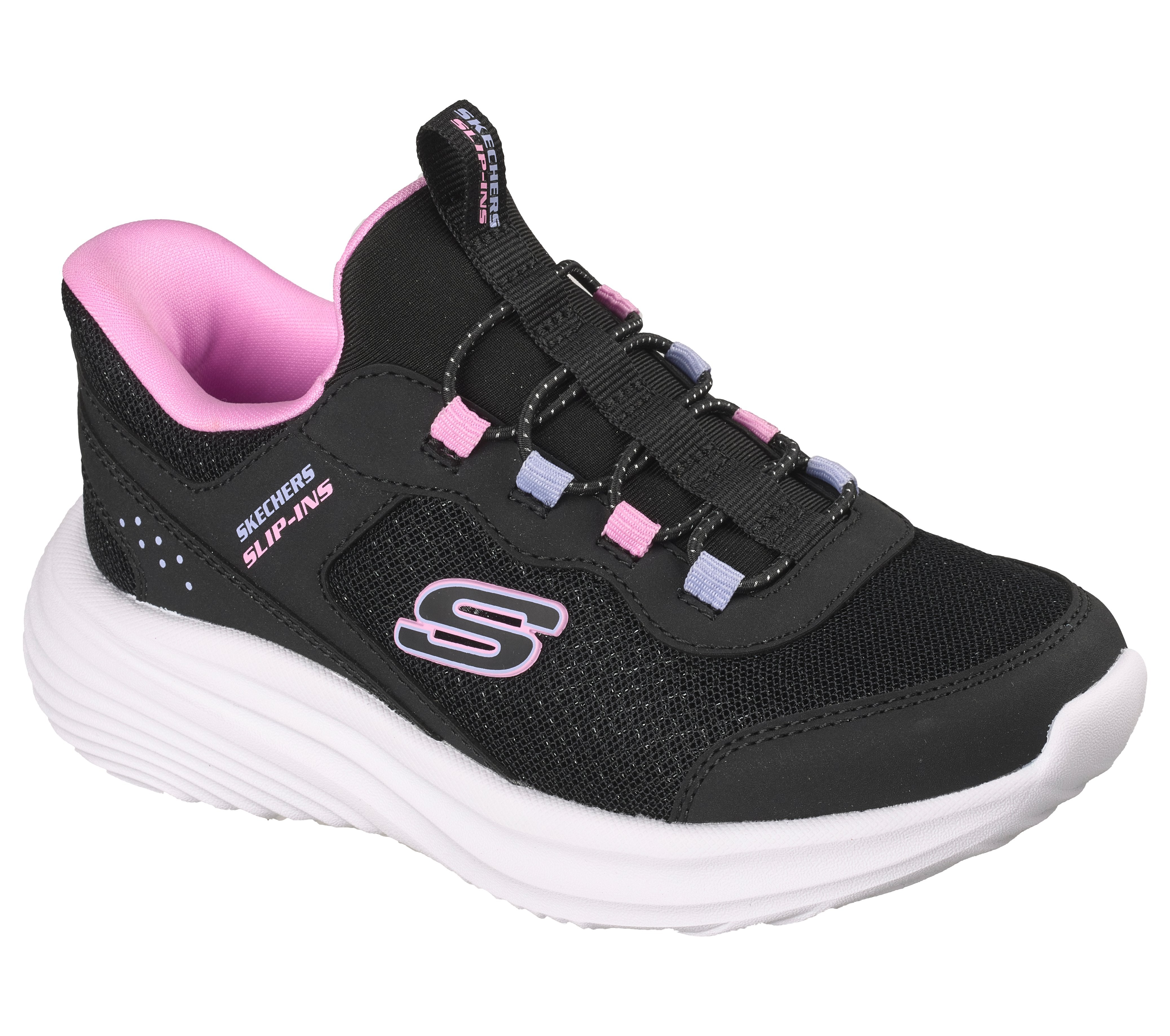スケッチャーズ SKECHERS スニーカー キッズ 子供靴 スリップインズ バウンダープロ 303690L SKECHERS SLIP-INS BOUNDER PRO （ブラック） ブラック