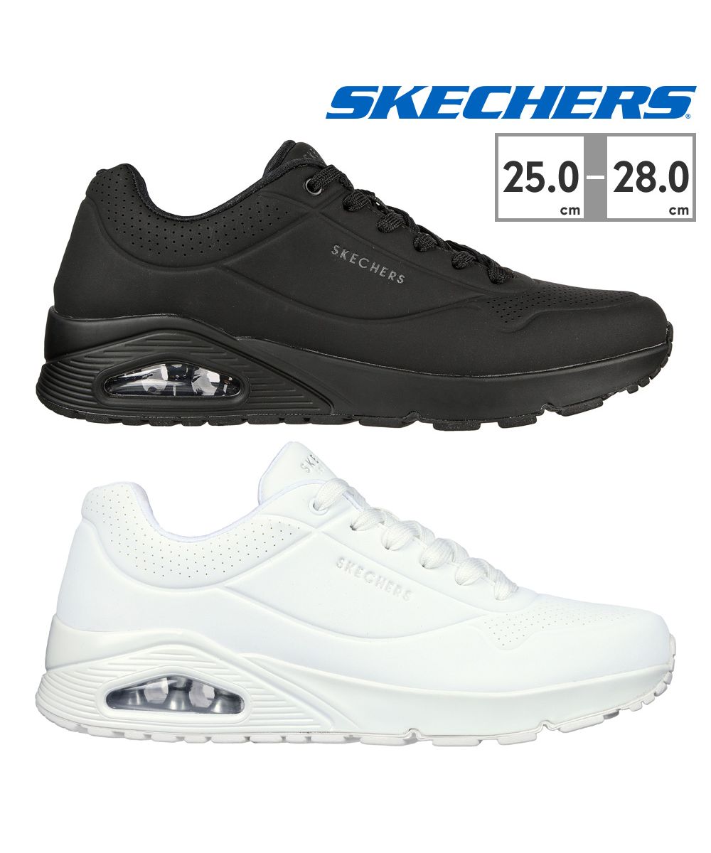 スケッチャーズ SKECHERS SKECHERS メンズ 52458 スケッチャーズ エアクールド メモリーフォーム BBK W
