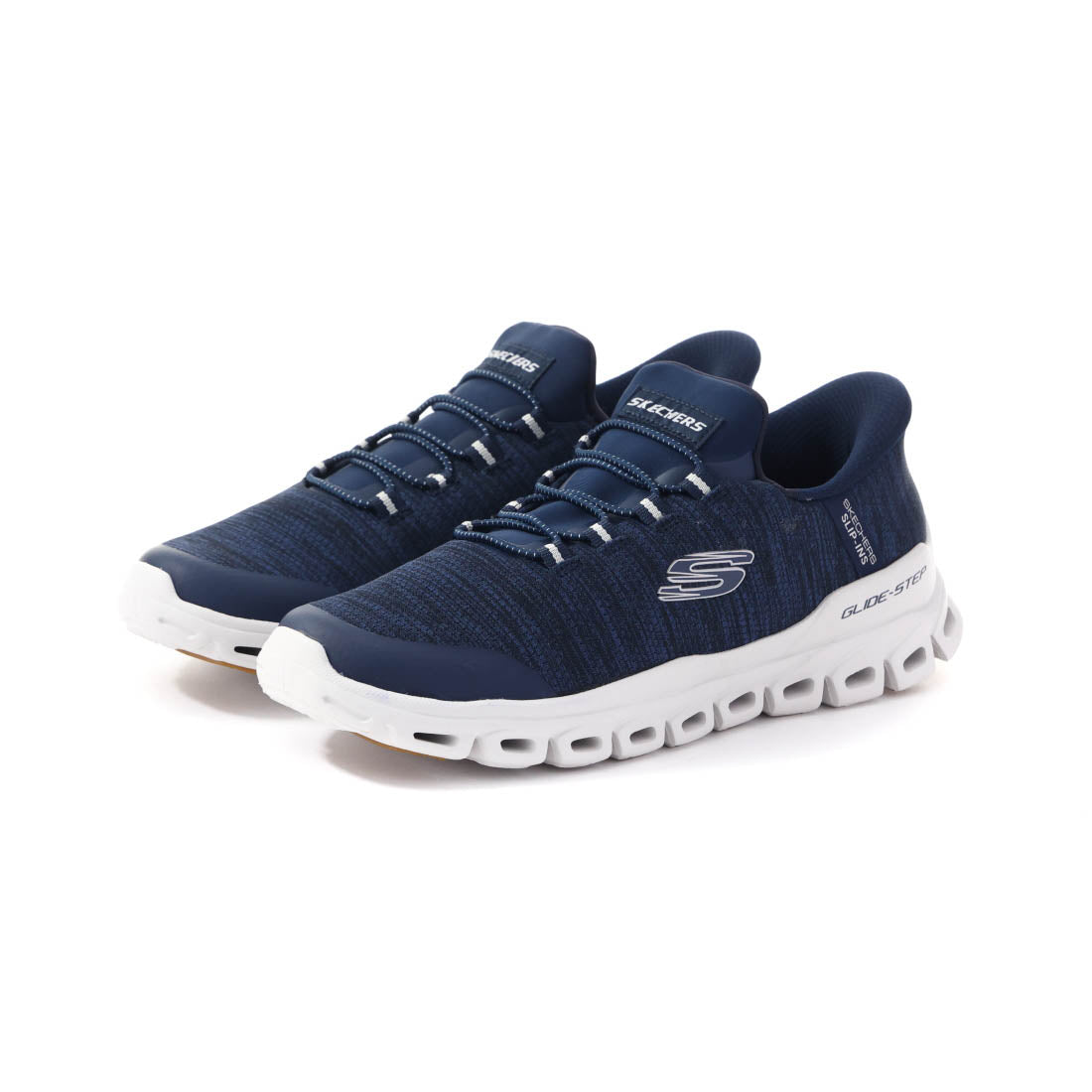 スケッチャーズ SKECHERS メンズ スニーカー ハンズフリー スリッポン スリップインズ グライドステップ ゼフィール 233011 運動 （ネイビー） ネイビー