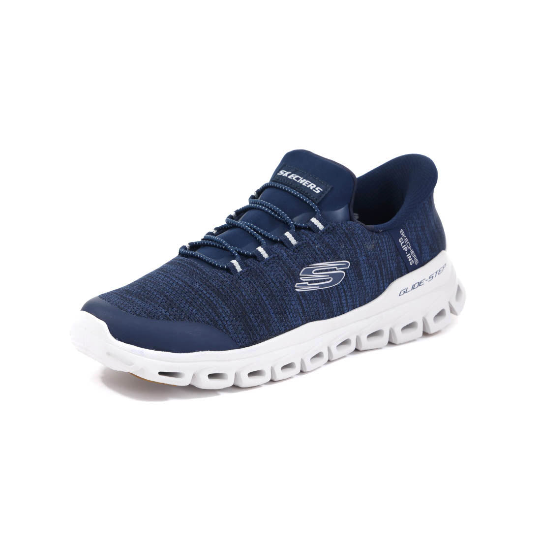 スケッチャーズ SKECHERS メンズ スニーカー ハンズフリー スリッポン スリップインズ グライドステップ ゼフィール 233011 運動 （ネイビー） ネイビー
