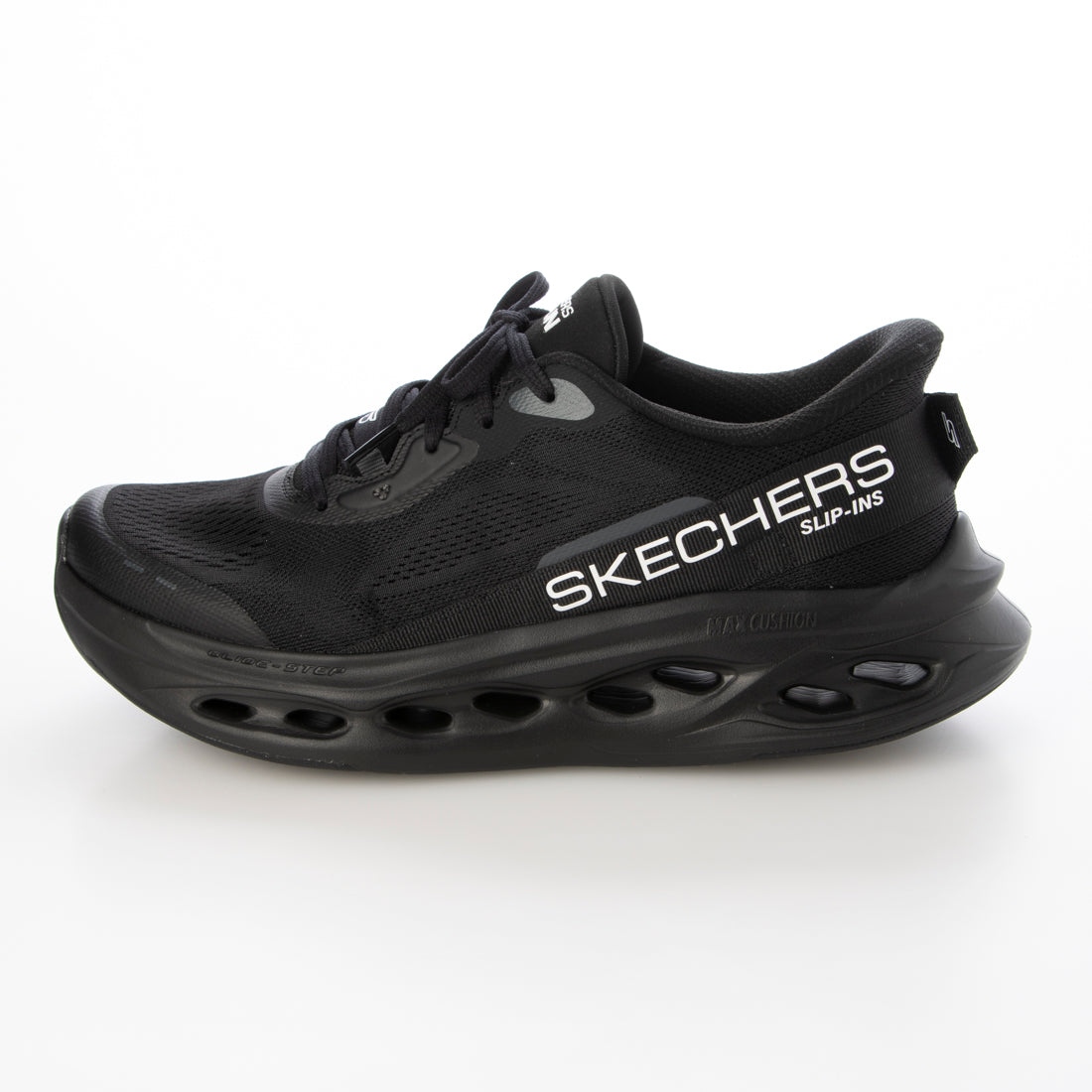 スケッチャーズ SKECHERS マックスクッショニング グライドステップ） - アドバート （ブラック_ブラック） ブラック_ブラック