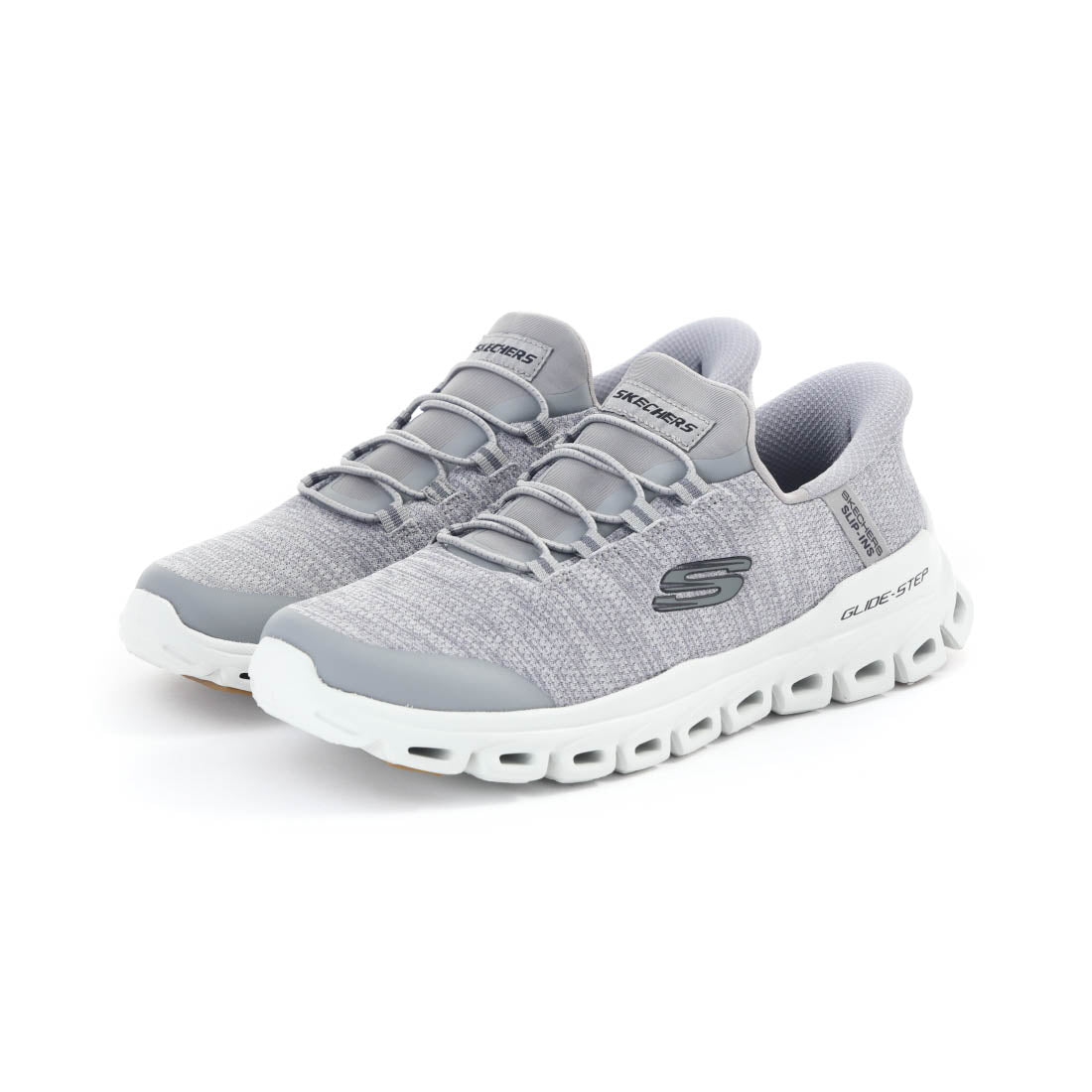 スケッチャーズ SKECHERS メンズ スニーカー スリッポン ハンズフリー スリップインズ グライドステップ ゼフィール 233011 （グレー） グレー
