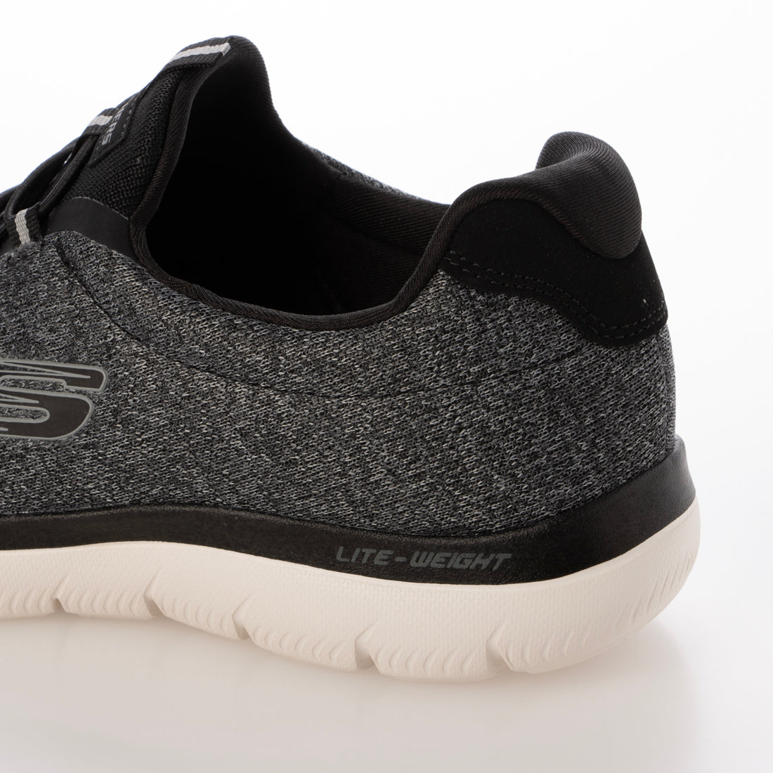 スケッチャーズ SKECHERS SUMMITS- FORTON スリッポン メンズ スニーカー 4E （BLACK/WHITE） BLACK/WHITE