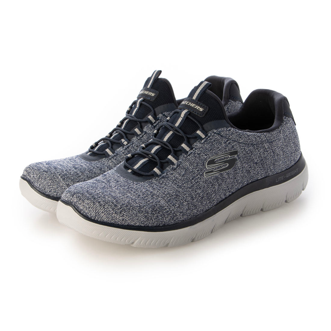 スケッチャーズ SKECHERS SUMMITS- FORTON スリッポン メンズ スニーカー 4E （NAVY） NAVY
