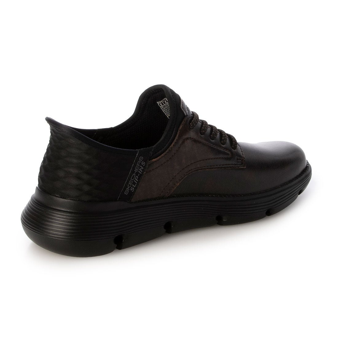 スケッチャーズ SKECHERS SLIP-INS:GARZA-GERVIN（スリップインズ：ガルザ-ガービン）レースアップスニーカー 205456 （ダークブラウン） ダークブラウン