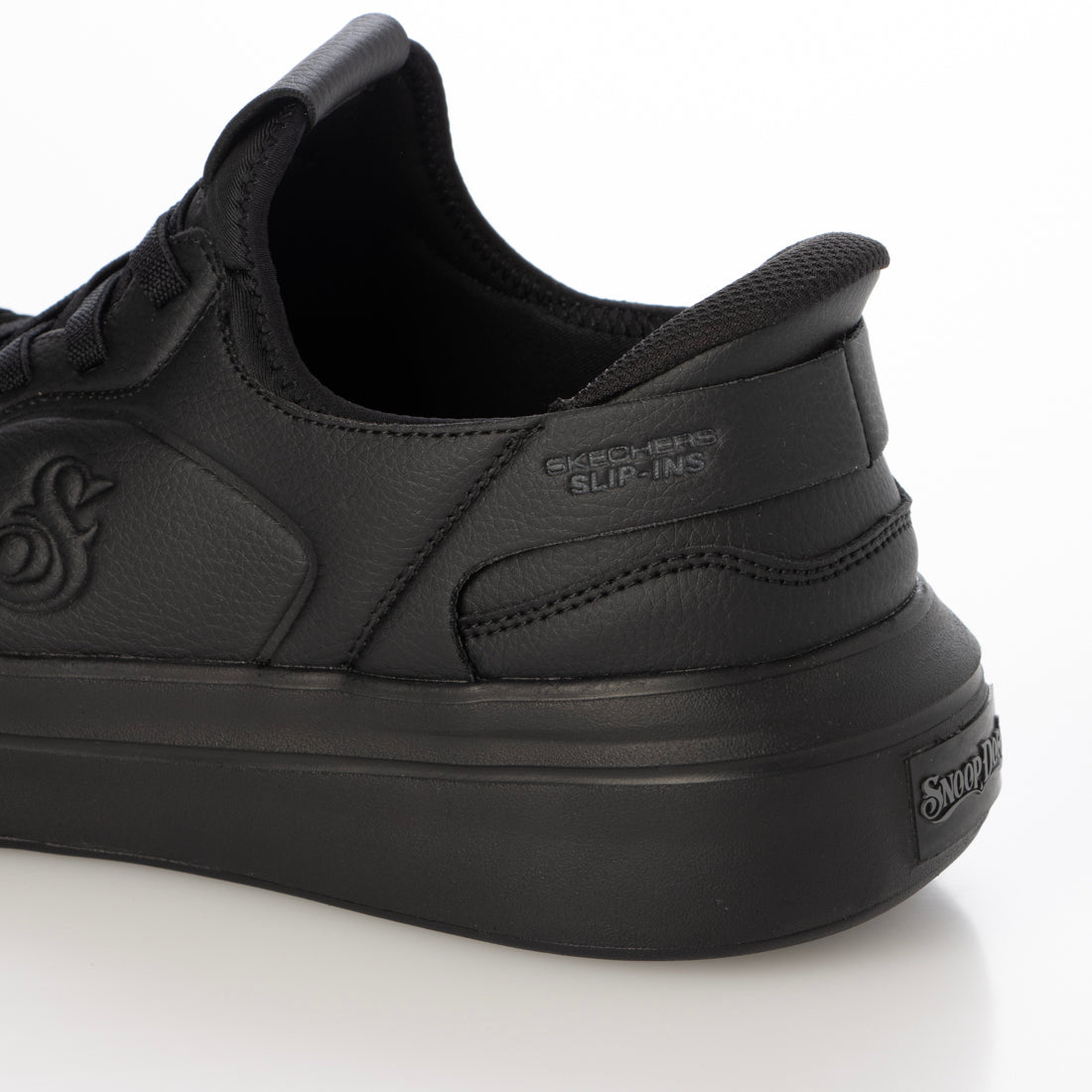 スザンヌプロデュースステッパー Skechers Skechers Skechers Snoop One-Next Episode Slip-Ins Black Snoop