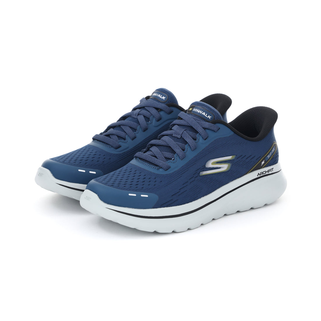 スケッチャーズ SKECHERS スニーカー スリップインズ リラックスドフィット ゴーウォーク アーチフィット Nジョイノーベンド 217075 （ネイビー） ネイビー