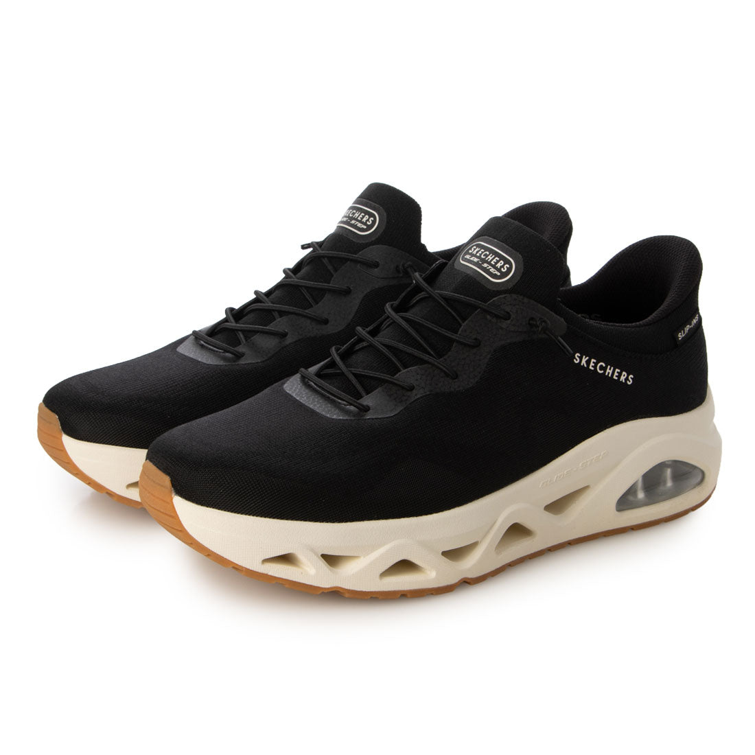 スケッチャーズ SKECHERS スリップインズ：ウノ グライドステップ - エア グライダーズ （BLACK） BLACK