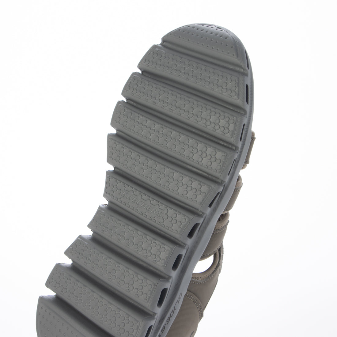 スケッチャーズ SKECHERS グライド ステップ サンダル  オンゴーアー （TAN/CHARCOAL） TAN/CHARCOAL