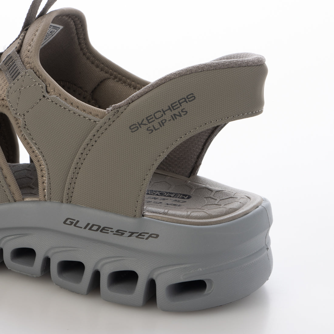 スケッチャーズ SKECHERS グライド ステップ サンダル  オンゴーアー （TAN/CHARCOAL） TAN/CHARCOAL