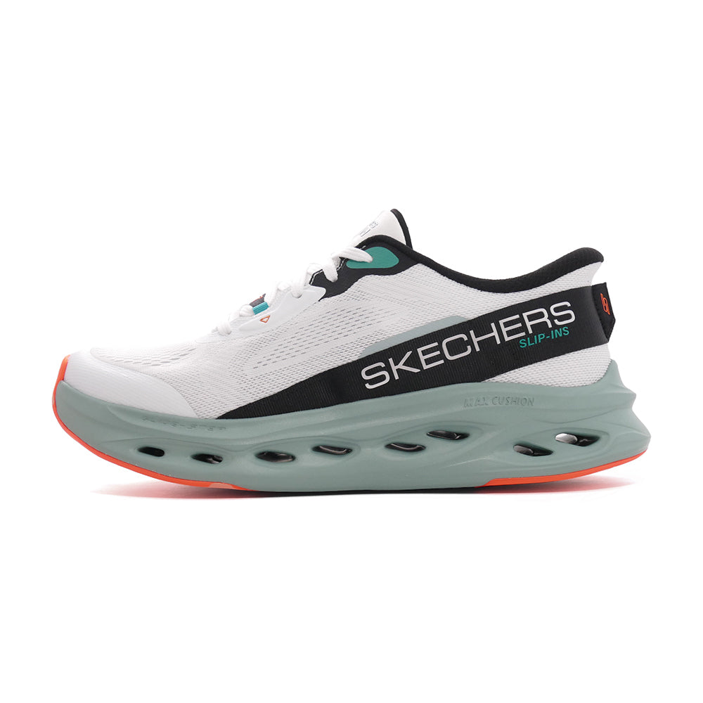 スケッチャーズ SKECHERS SLIP-INS MAX CUSHIONING GLIDE-STEP-ADVERT スリップインズ マックスクッショニンググライドステップ-アドバート （ホワイト/マルチ） ホワイト/マルチ