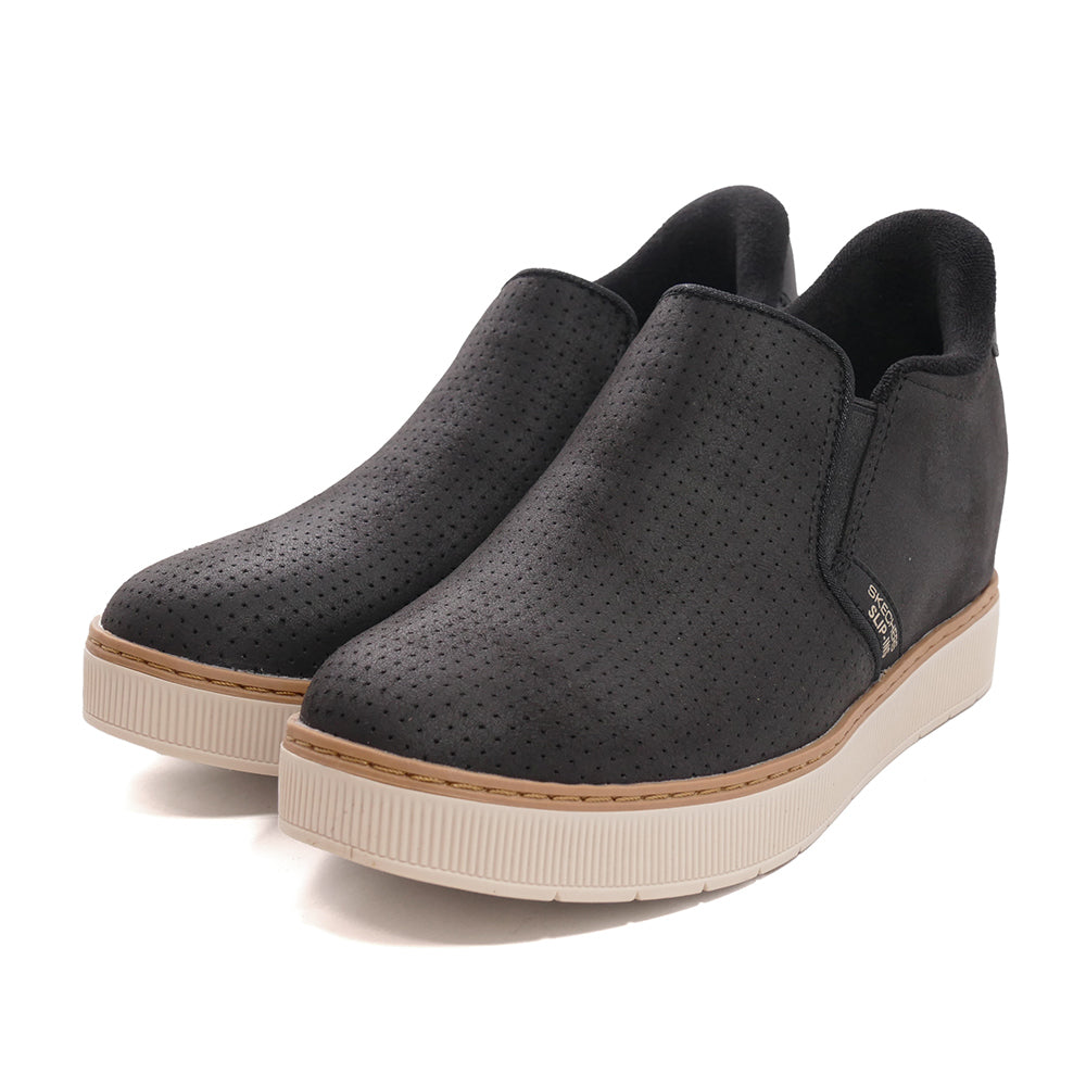 スケッチャーズ SKECHERS SLIP?INS BOBS HUSH UP スリップインズ ボブス ハッシュアップ （ブラック） ブラック