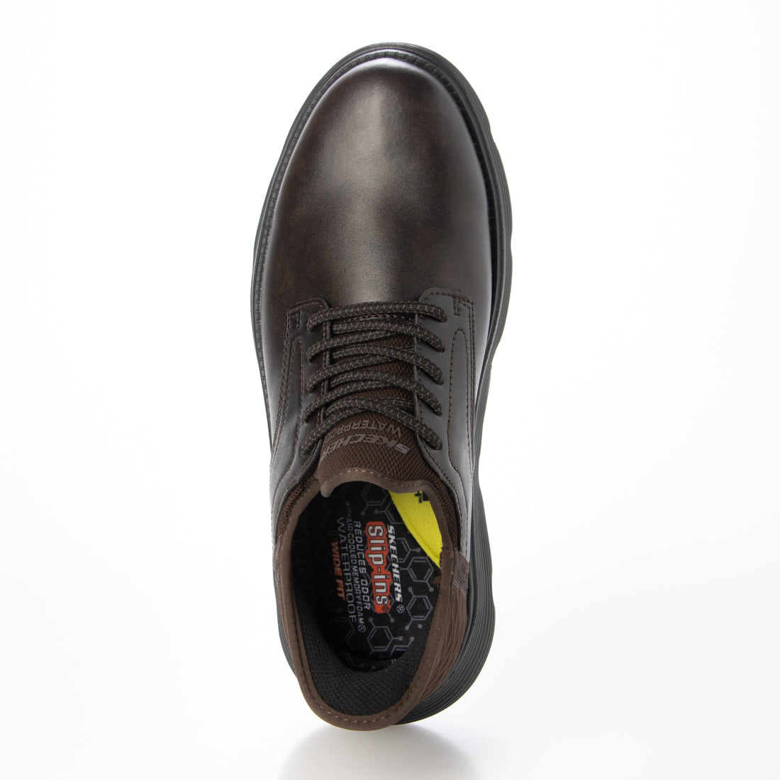 スケッチャーズ SKECHERS Slip-ins：GARZA-CARLYN（スリップインズ：ガルザ - カーリン）レースアップビジネススニーカー 205278W （ダークブラウン） ダークブラウン