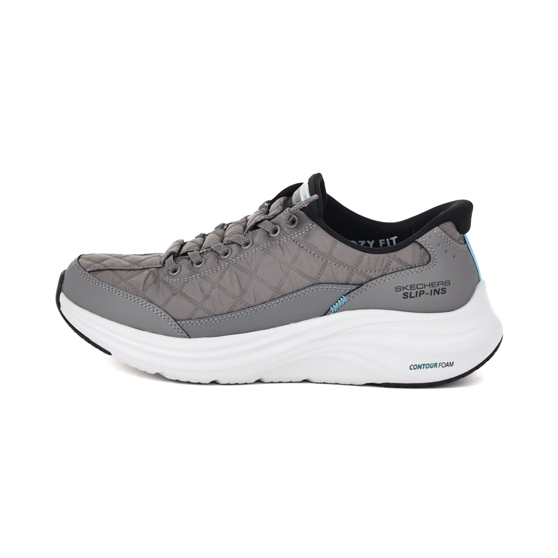スケッチャーズ SKECHERS メンズ スニーカー スリッポン スリップインズ コンツアーフォーム コージーフィット 232619 ハンズフリー （チャコール/ブラック） チャコール/ブラック