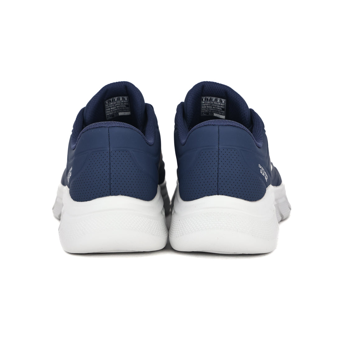 スケッチャーズ SKECHERS メンズ スニーカー スリッポン スリップインズ ボブス スポート B フレックス スムース エッジ 118116 （ネイビー） ネイビー