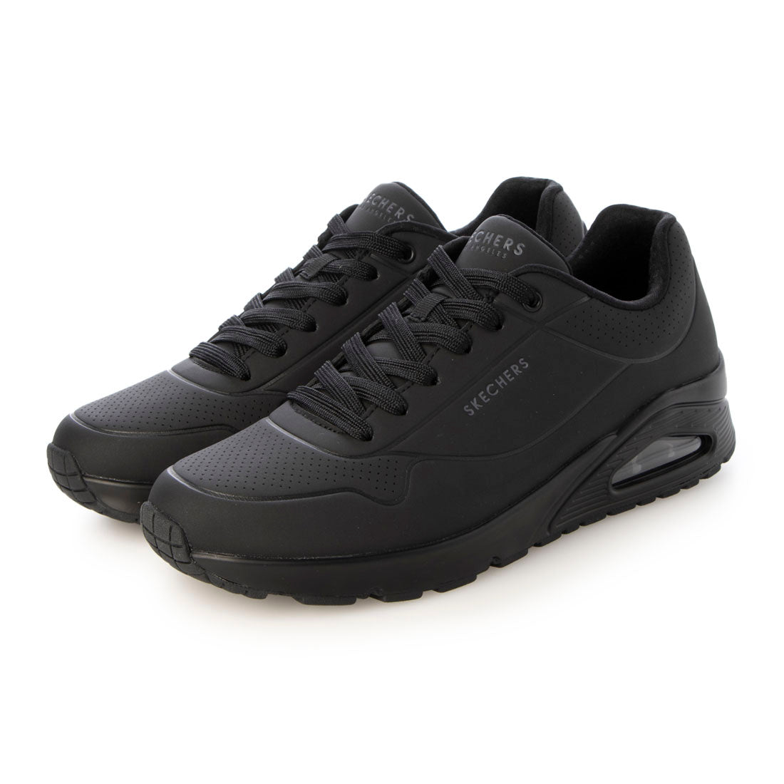 スケッチャーズ SKECHERS Uno - Stand On Airエアークッションスニーカー 52458,ブラック/ブラック