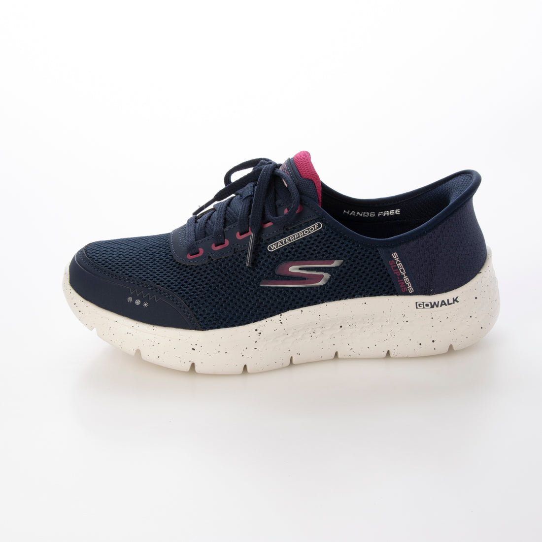 スケッチャーズ SKECHERS スケッチャーズ SKECHERS レディース 124846W GO WALK FLEX CLEAR （ネイビー/ピンク(ワイド)） ネイビー/ピンク(ワイド)