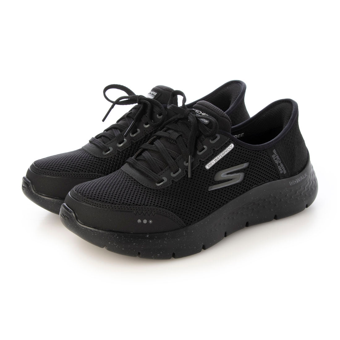 スケッチャーズ SKECHERS スケッチャーズ SKECHERS レディース 124846W GO WALK FLEX CLEAR （ブラック(ワイド)） ブラック(ワイド)