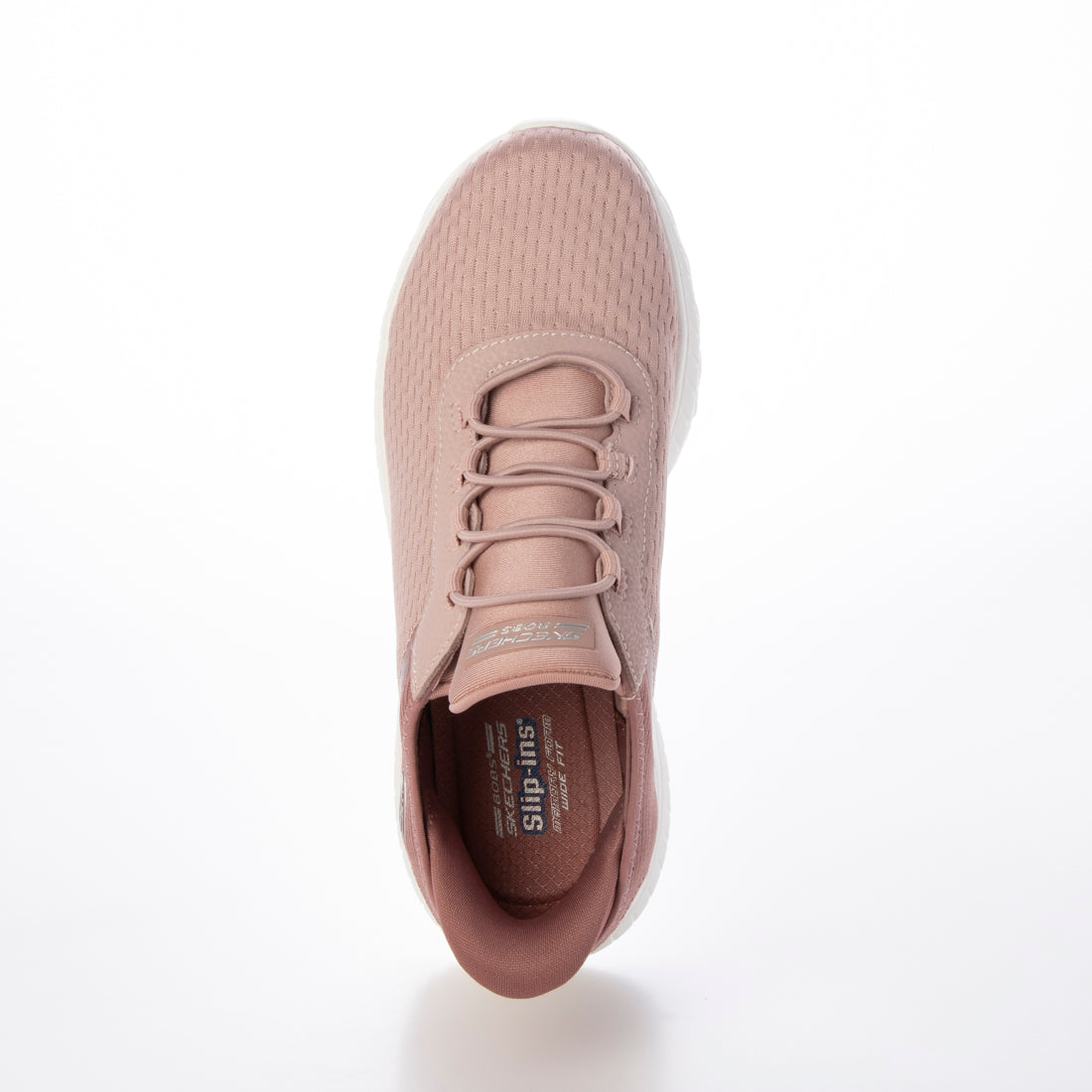 スケッチャーズ SKECHERS スリッポン レディース スリップインズ ボブス スポート スクワッド カオス 117504W 厚底 ワイド 幅広 4E相当