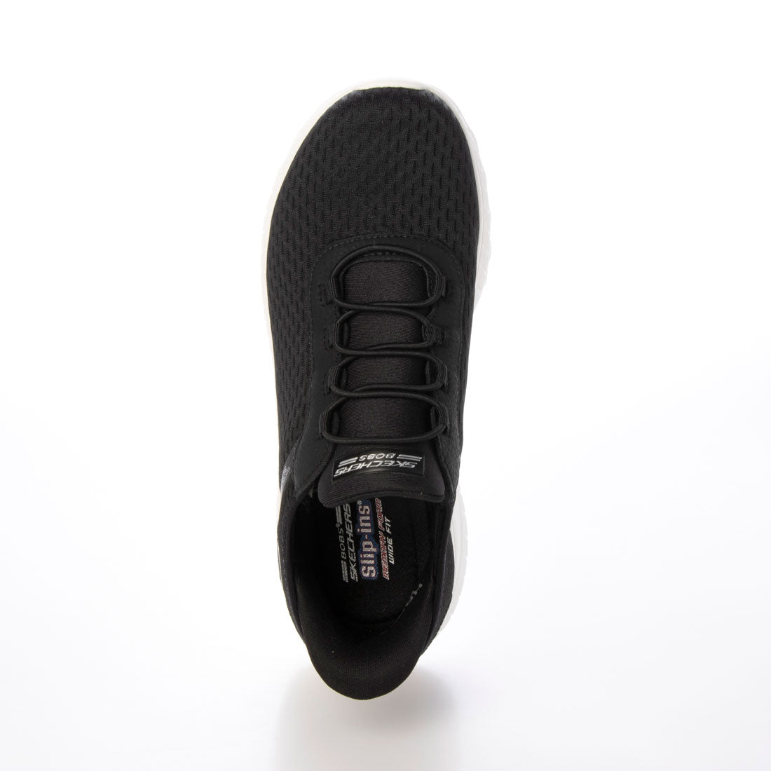 スケッチャーズ SKECHERS スリッポン レディース スリップインズ ボブス スポート スクワッド カオス 117504W 厚底 ワイド 幅広 4E相当