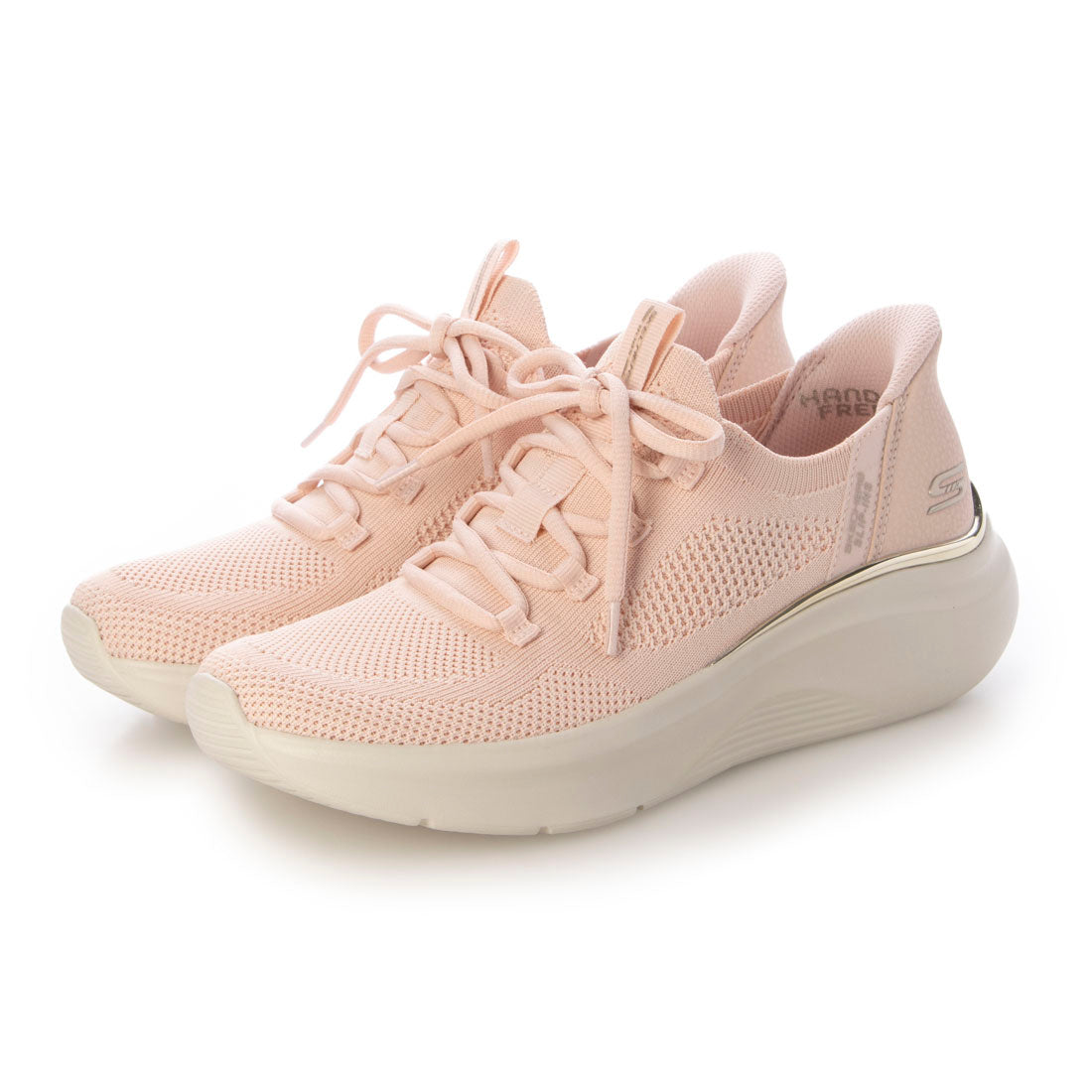 スケッチャーズ SKECHERS スニーカー レディース 117617 SKECHERS Slip ins BOBS B LOVE TRUE DELIGHT スリッポン スリップインズ ハンズフリー （ピンク） ピンク