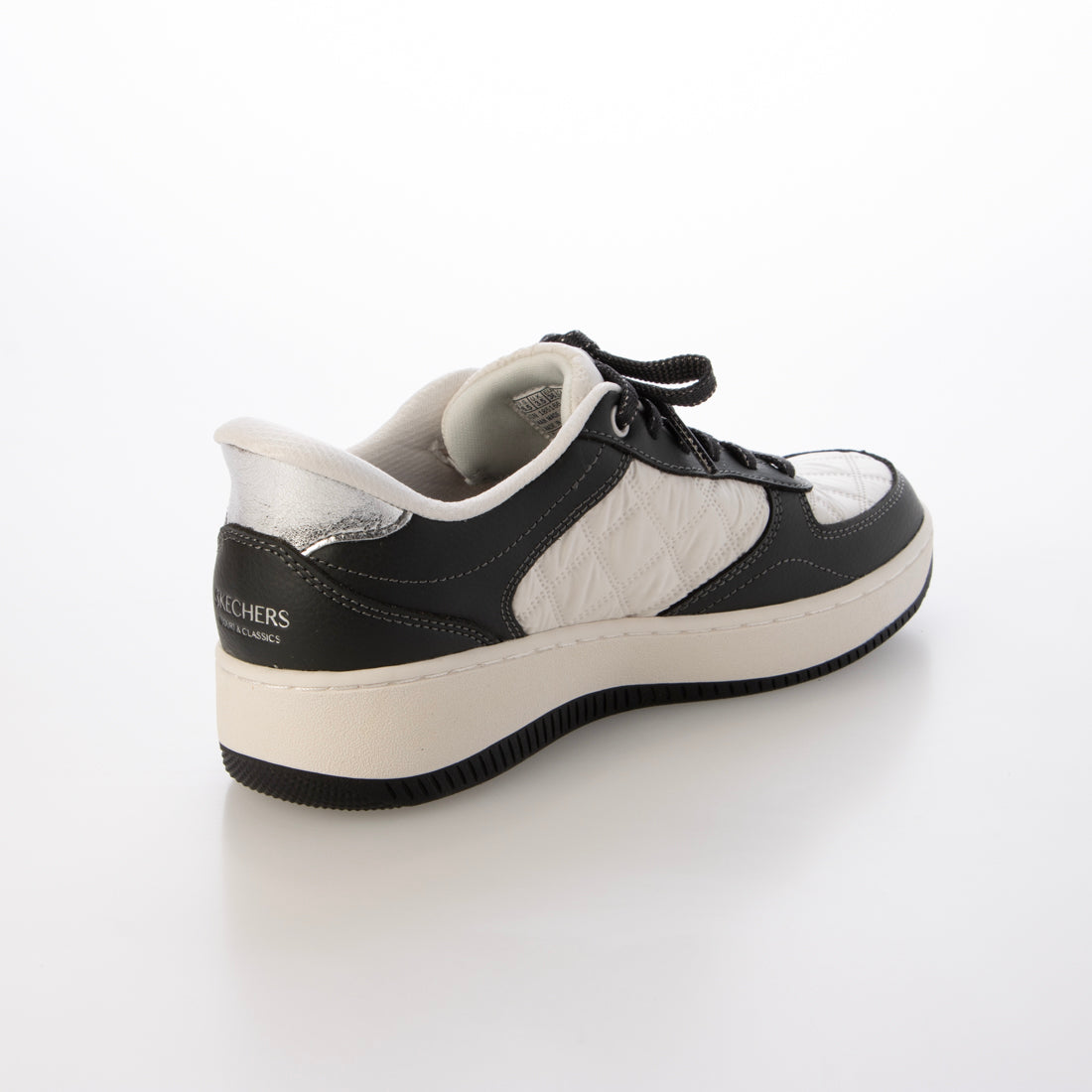スケッチャーズ SKECHERS SPORT COURT 2.0 （ホワイト_ブラック） ホワイト_ブラック