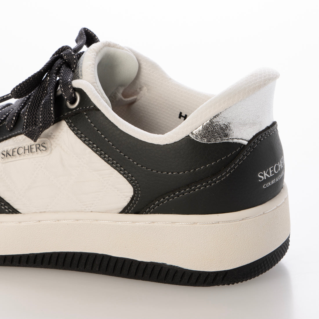 スケッチャーズ SKECHERS SPORT COURT 2.0 （ホワイト_ブラック） ホワイト_ブラック