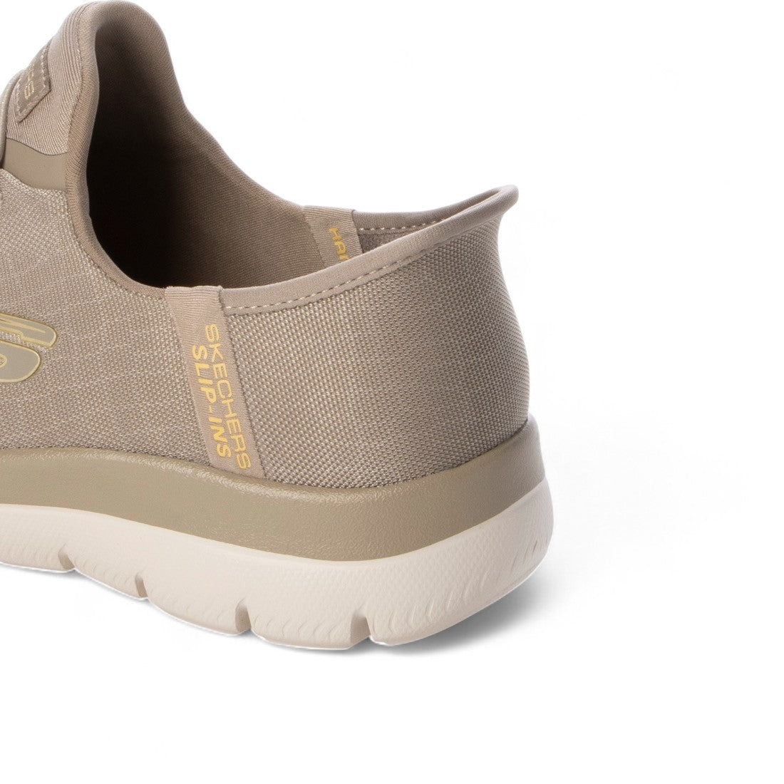 スケッチャーズ SKECHERS SLIP-INS:SUMMITS - CLASSY NIGHT（スリップインズ：サミッツ - クラッシーナイト）スリッポンスニーカー ワイドフィット 150128W （トープ/ゴールド） トープ/ゴールド
