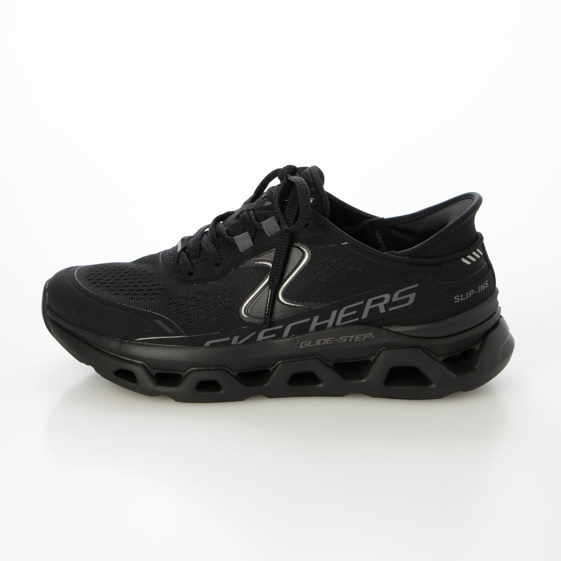 スケッチャーズ SKECHERS レディース スニーカー ローカット SLIP-INS スリップインズ GLIDE-STEP ATLUS 150510 （ブラック） ブラック